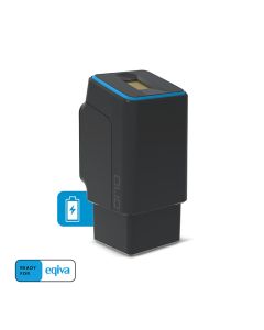 Fingerprint Schwarz mit Akku und Funk für eqiva BLUETOOTH® Smart Türschlossantrieb