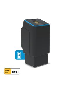 Rechargeable fingerprint scanner black, wireless for Nuki Smart Lock