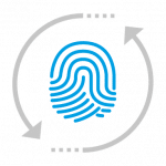 ekey uno Fingerprint Icon Sicherheit Zutritt widerrufen